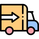 cargo,shipping and delivery,delivery truck,box,transport,transportation,arrow,vehicle,truck,logistic
